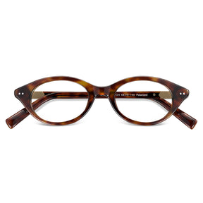IGIOO avenker fc04 women tortoise acetate prescription oval eyeglasses, fold view