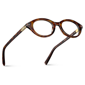 IGIOO avenker fc04 women tortoise acetate prescription oval eyeglasses, side view	