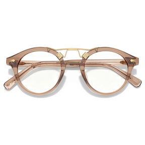 IGIOO Avonpak CA5395-FC28 Tortoise Acetate Round Prescription Glasses Eyeglasses for Unisex, Detail View
