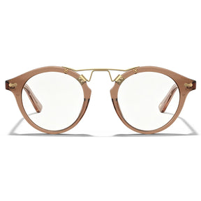 IGIOO Avonpak CA5395-FC28 Tortoise Acetate Round Prescription Glasses Eyeglasses for Unisex, Front View