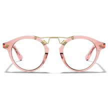 IGIOO Avonpak CA5395-FC29 Pink Acetate Round Prescription Glasses Eyeglasses for Unisex, Front View