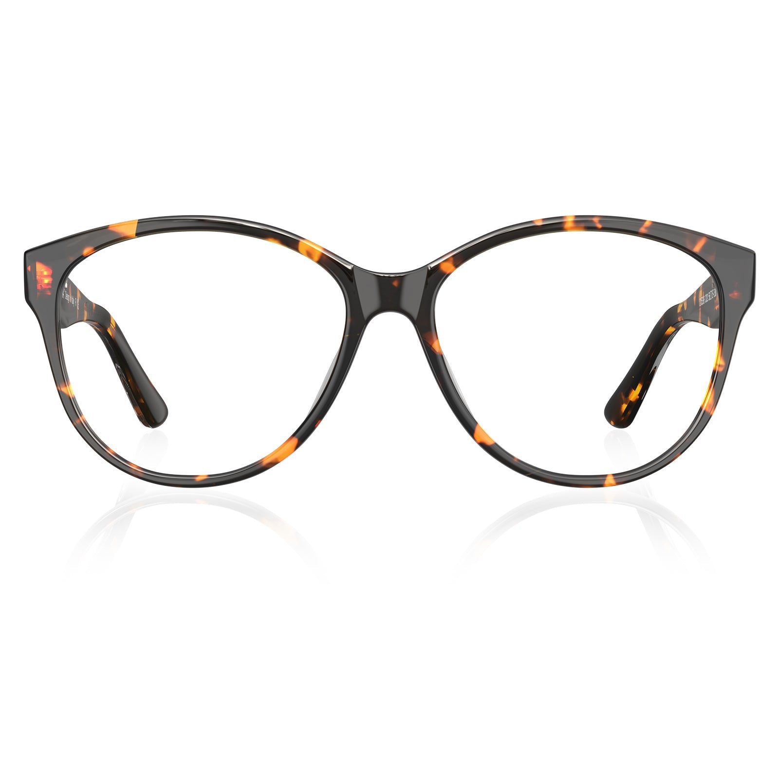 IGIOO Barrie-FC02 Tortoise Acetate Cat-Eye Prescription Eyeglasses for Women, front View