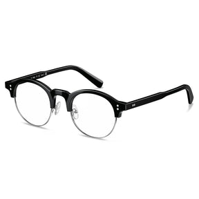 IGIOO Cathom CA1962-FC01 Black Acetate Round Prescription Glasses Eyeglasses for Unisex, Angle View