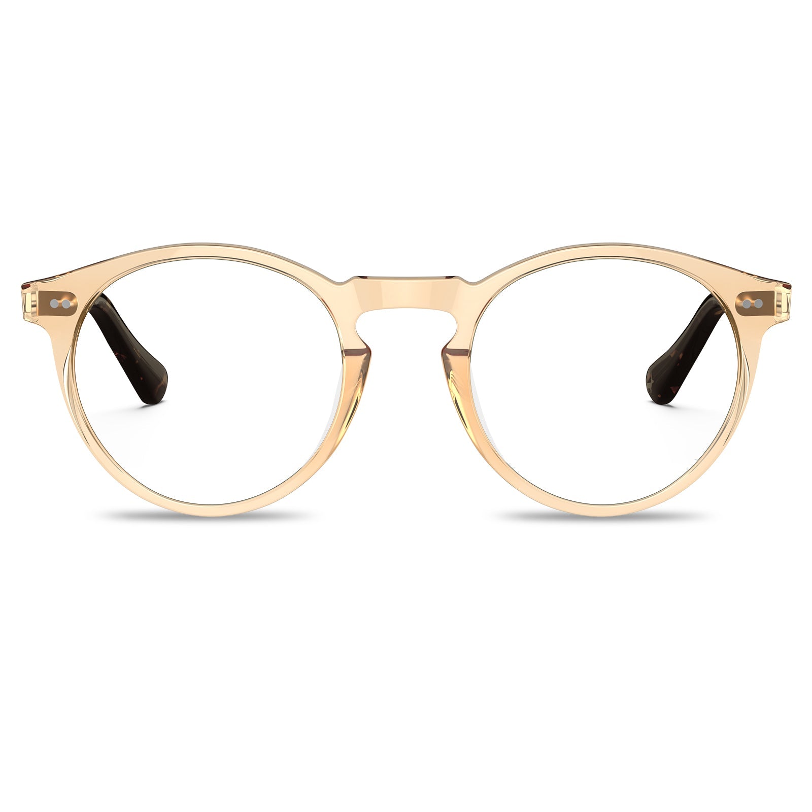 IGIOO-clear-gold-round-prescription-eyeglasses-black-tortoise-shell-temples-acetate-frame-optical-glasses-front