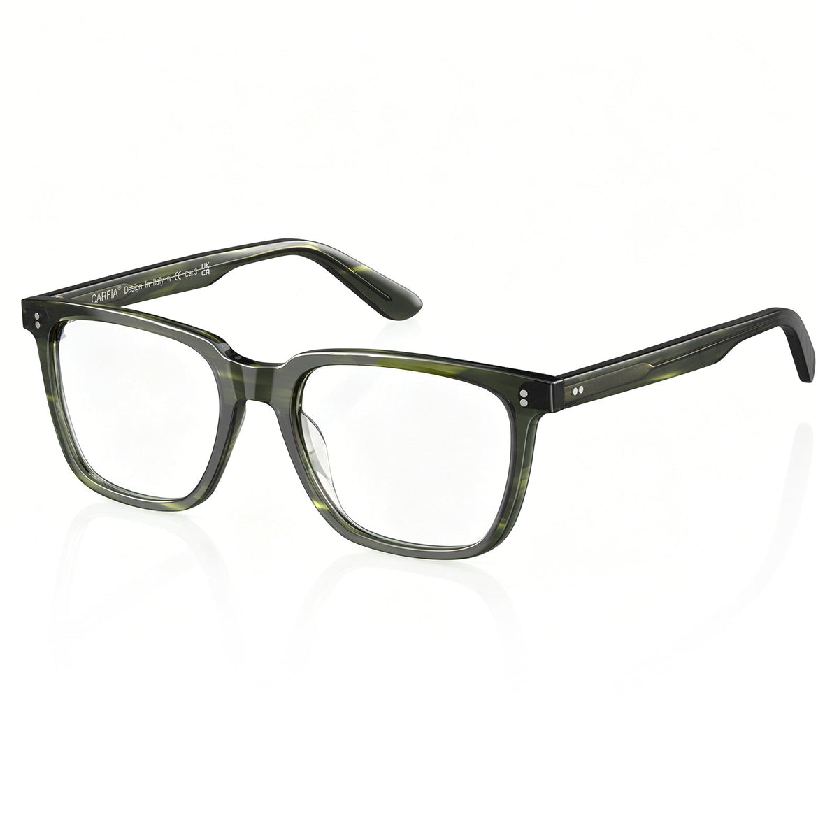 IGIOO Kenosha-FL07 Green Acetate Eyeglasses, Side View