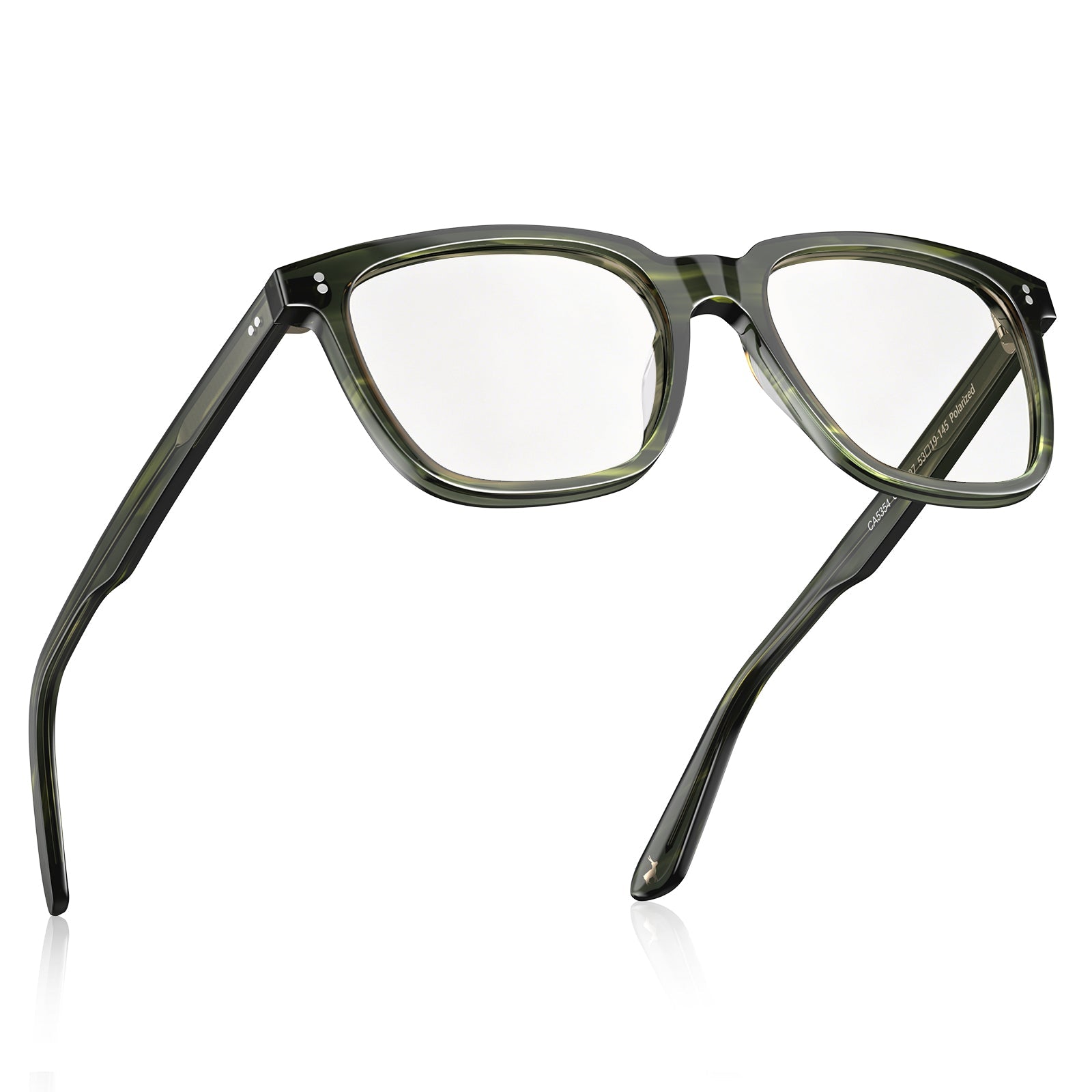 IGIOO Kenosha-FL07 Green Acetate Eyeglasses, Detail View