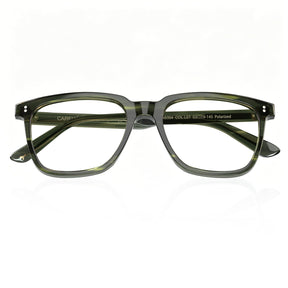 IGIOO Kenosha-FL07 Green Acetate Eyeglasses, Three-Quarter View