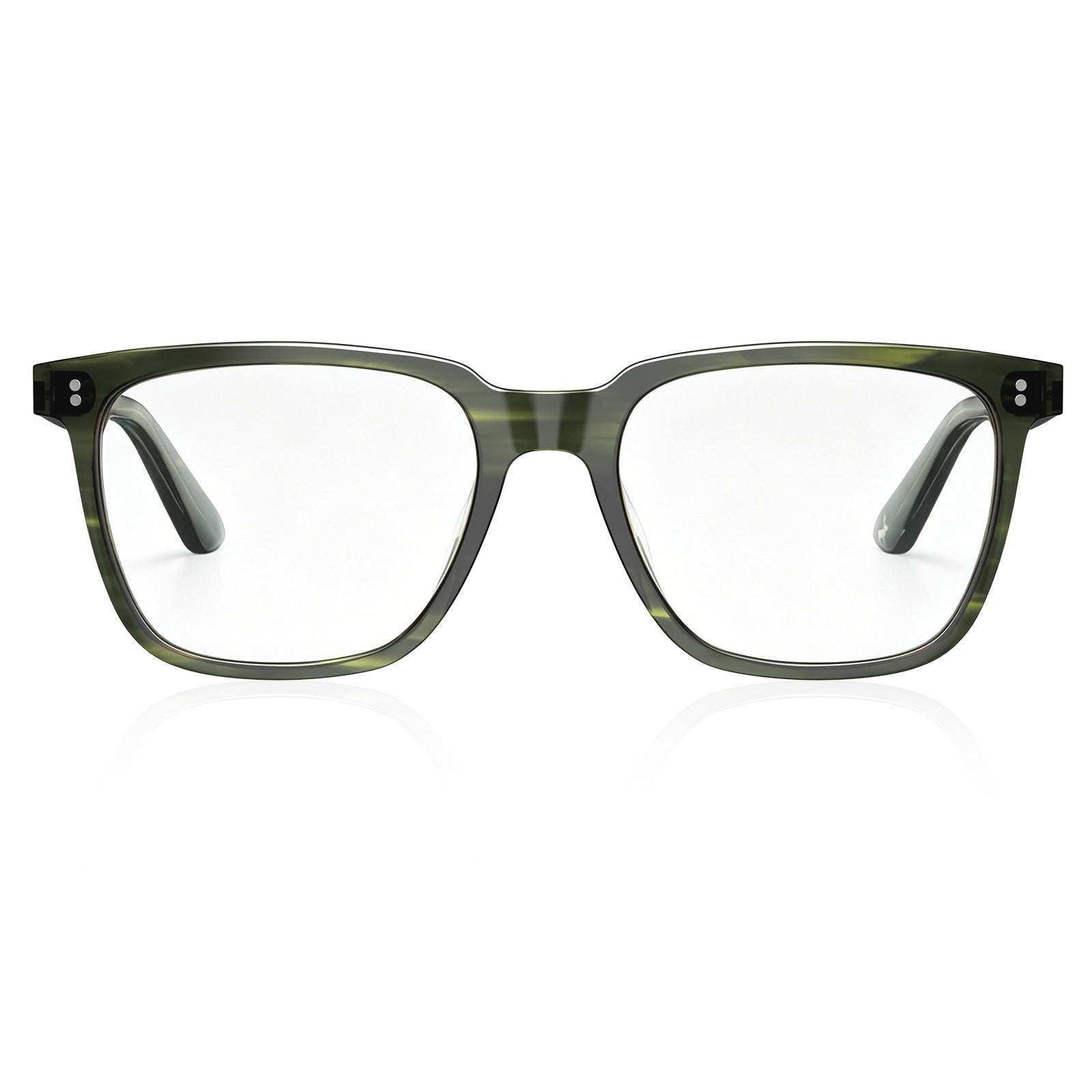 IGIOO Kenosha-FL07 Green Acetate Eyeglasses, Front View