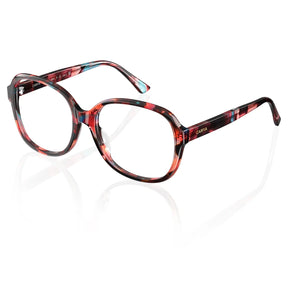 IGIOO Matthew CA2024-C07 Tortoise Acetate Square Prescription Glasses Eyeglasses for Women, Angle View