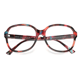 IGIOO Matthew CA2024-C07 Tortoise Acetate Square Prescription Glasses Eyeglasses for Women, Detail View