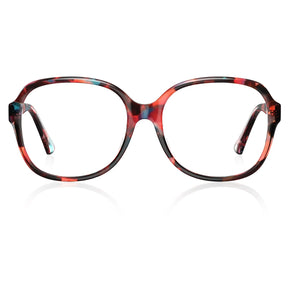 IGIOO Matthew CA2024-C07 Tortoise Acetate Square Prescription Glasses Eyeglasses for Women, Front View