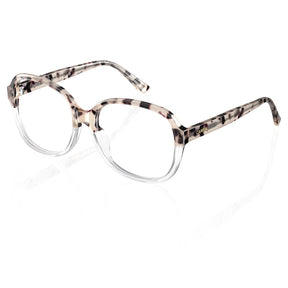 IGIOO Matthew CA2024-C14 Tortoise Acetate Square Prescription Glasses Eyeglasses for Women, Three-Quarter View