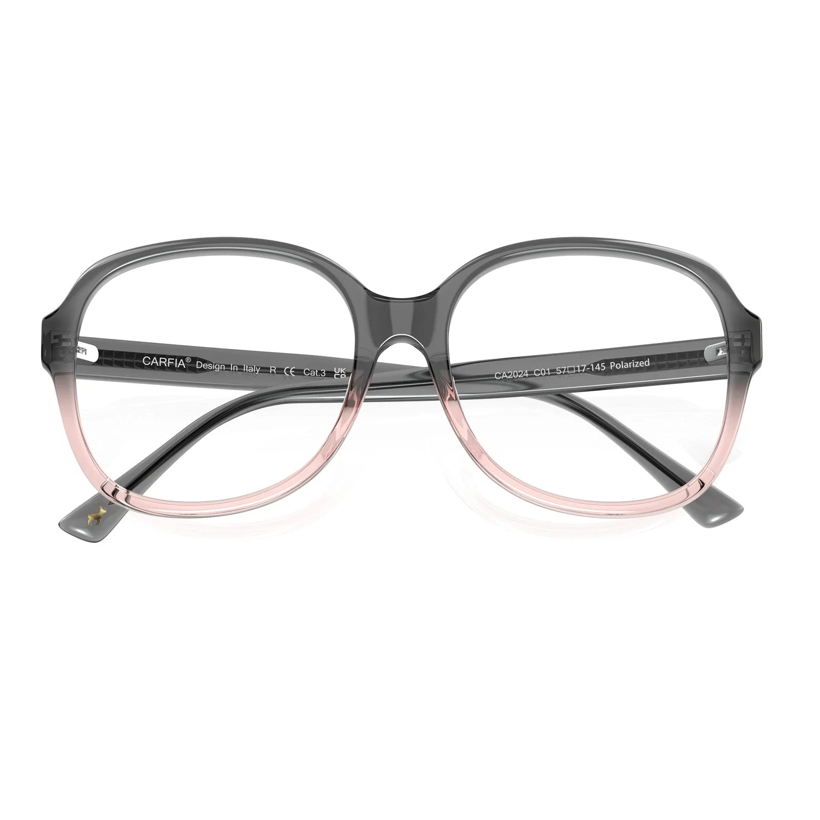 IGIOO Matthew CA2024-C15 Multicolor Acetate Square Prescription Glasses Eyeglasses for Women, Detail View
