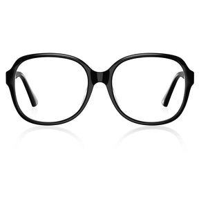 IGIOO Matthew CA2024FC01 Black Acetate Square Prescription Glasses Eyeglasses for Women, Front View