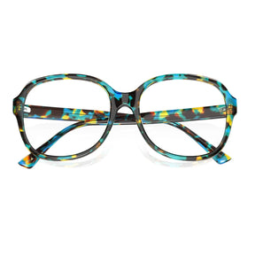 IGIOO Matthew CA2024-R02 Tortoise Acetate Square Prescription Glasses Eyeglasses for Women, Detail View