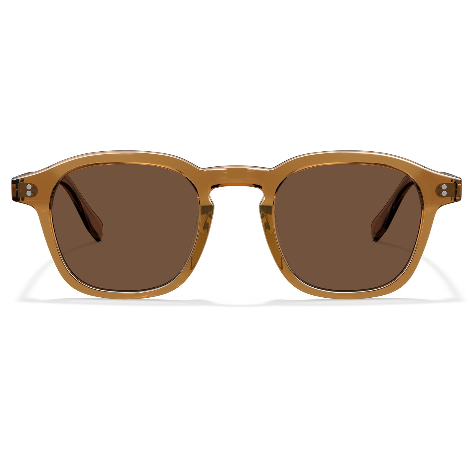 IGIOO milo C05 men yellow acetate prescription sunglasses, front view	