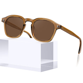 IGIOO milo C05 men yellow acetate prescription sunglasses, side view