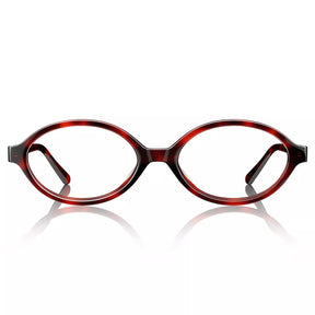 IGIOO Ovalen CA7032-C2 Tortoise Acetate Oval Prescription Glasses Eyeglasses for Women, Front View