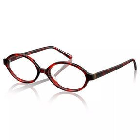 IGIOO Ovalen CA7032-C2 Tortoise Acetate Oval Prescription Glasses Eyeglasses for Women, Scene View