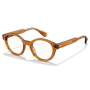 IGIOO Primrose CA5403-FC03 Orange Acetate Round Prescription Glasses Eyeglasses for Unisex, Flatlay View