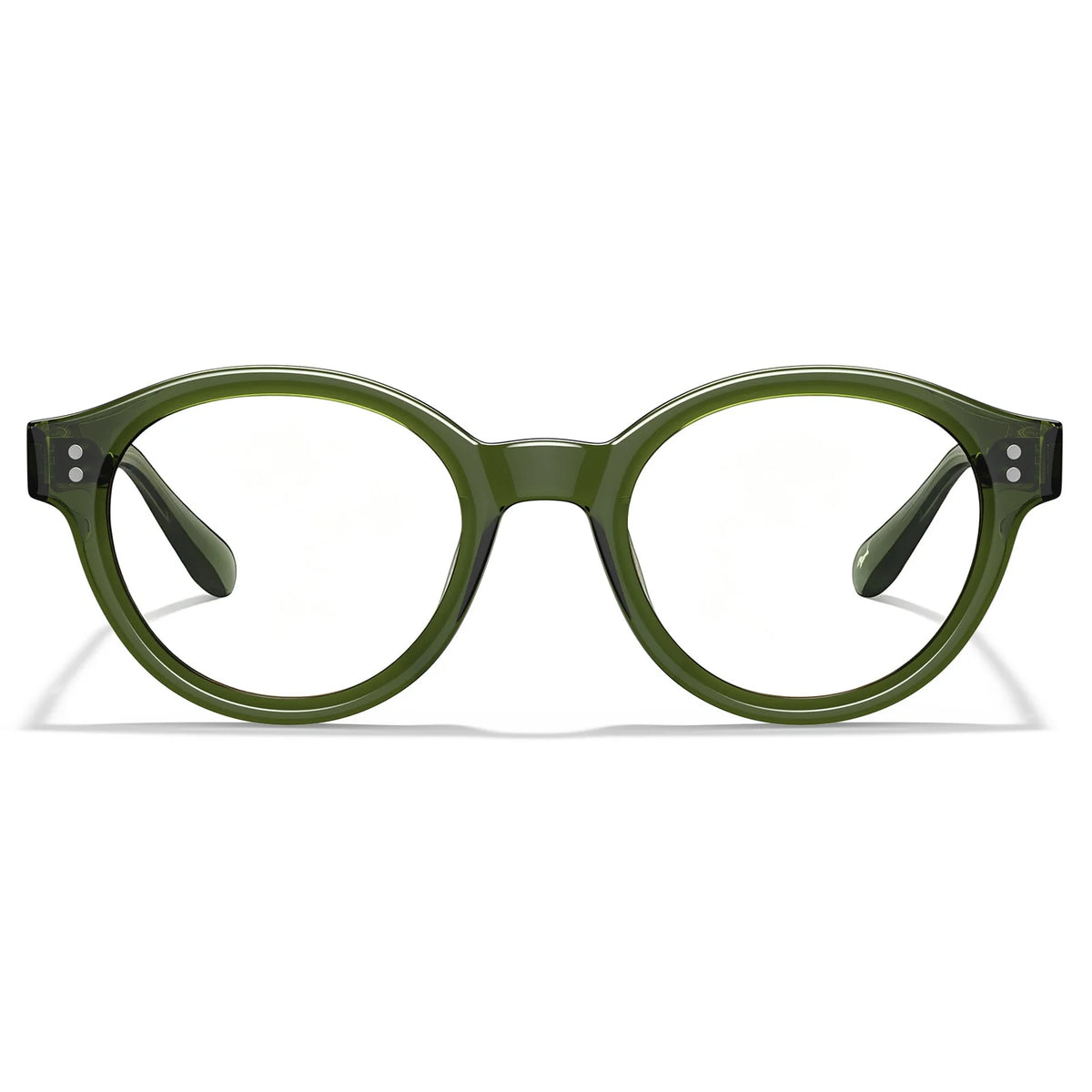 IGIOO Primrose CA5403-FC06 Green Acetate Round Prescription Glasses Eyeglasses for Unisex, Front View
