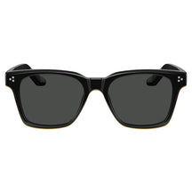 IGIOO Simba CA31109-C01 Black Acetate Square Polarized Sunglasses for Men, Front View