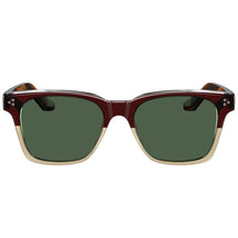 IGIOO Simba CA31109-C02 Wine Red Champagne Acetate Square Polarized Sunglasses for Men, Front View