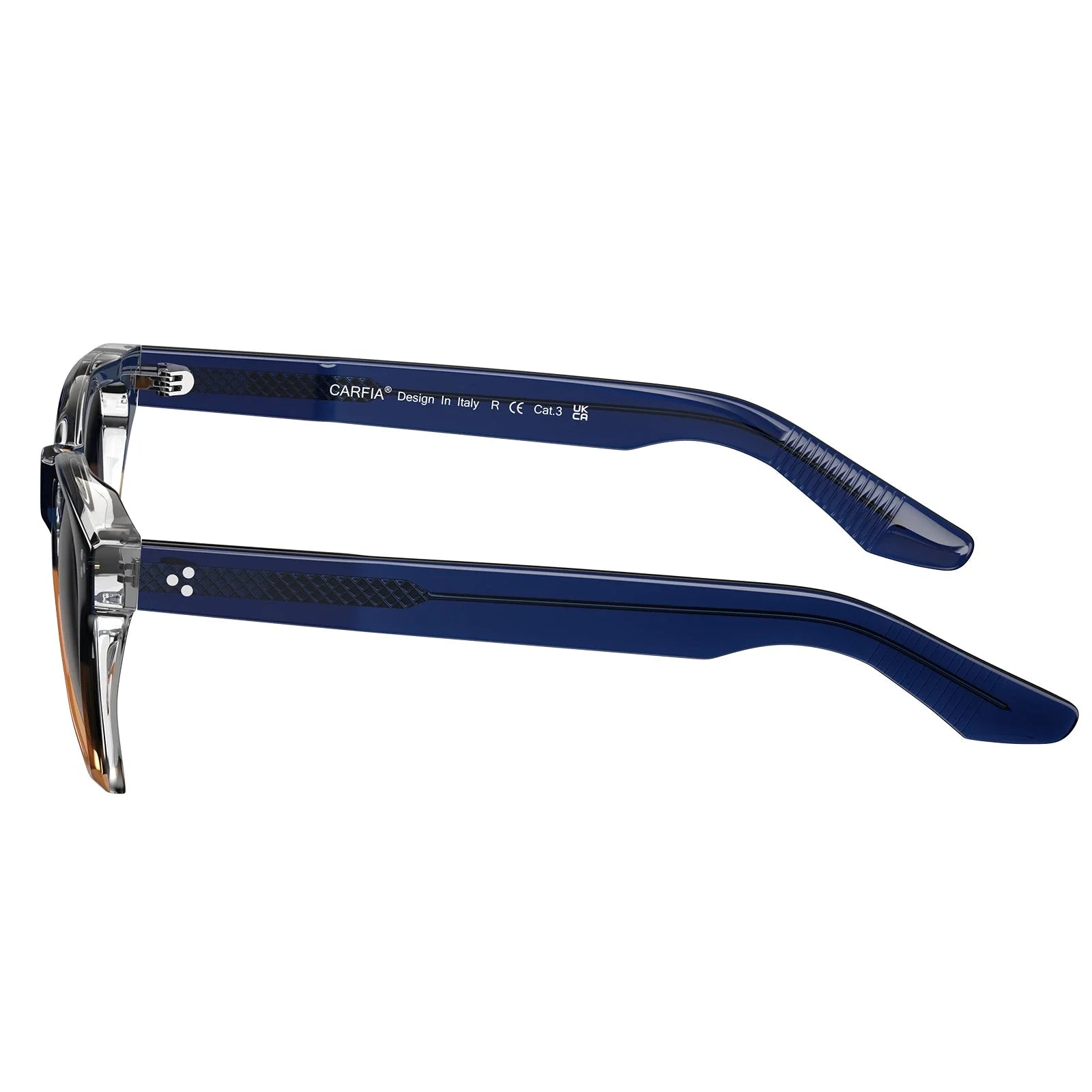 IGIOO Simba CA31109-C04 Navy Champagne Acetate Square Polarized Sunglasses for Men, Side-2 View