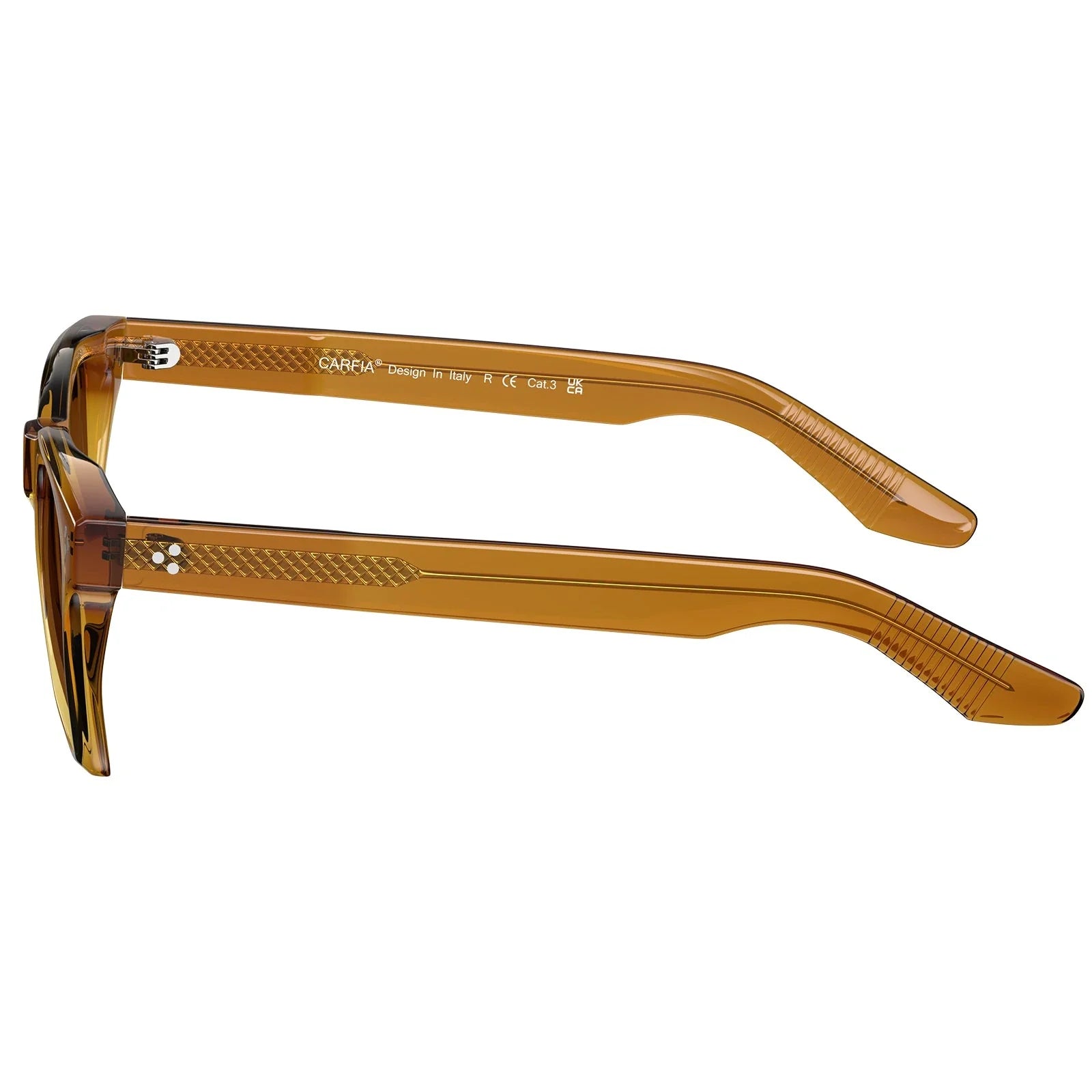 IGIOO Simba CA31109-C05 Amber Acetate Square Polarized Sunglasses for Men, Side-2 View