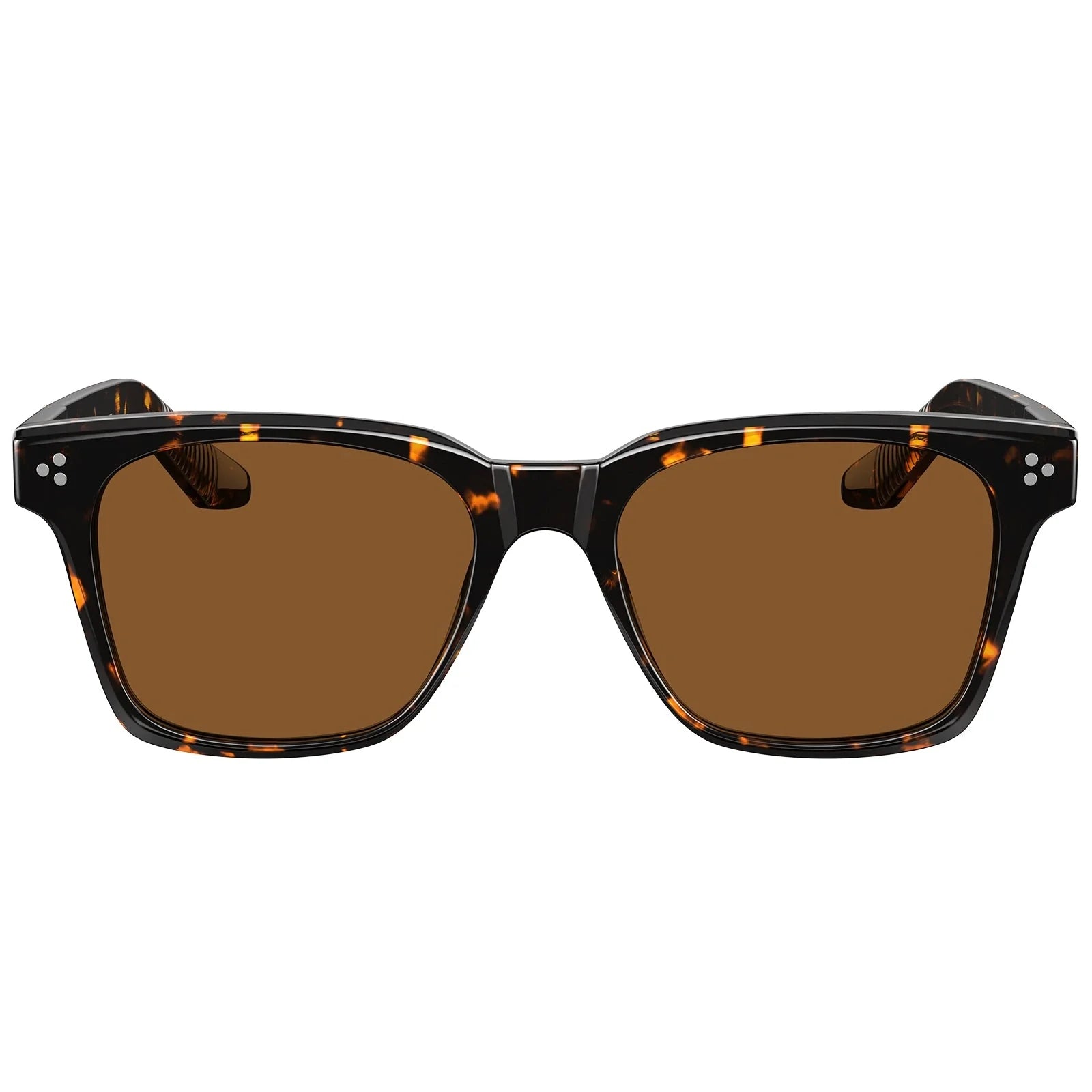 IGIOO Simba CA31109-C13 Tortoise Acetate Square Polarized Sunglasses for Men, Front View