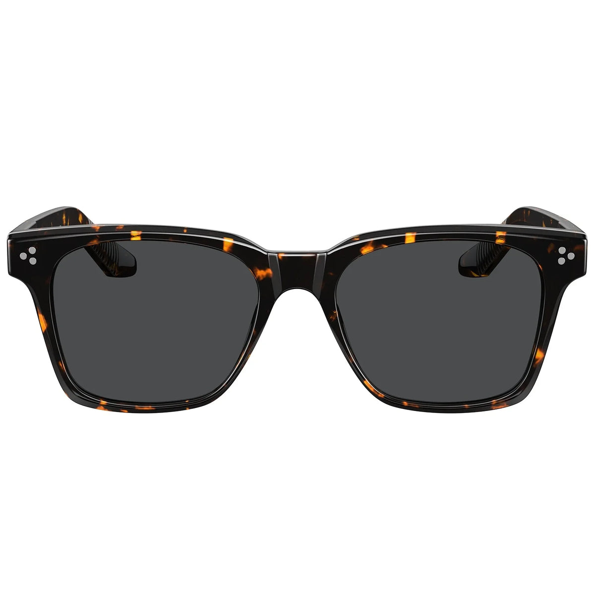 IGIOO Simba CA31109-C14 Tortoise Acetate Square Polarized Sunglasses for Men, Front View