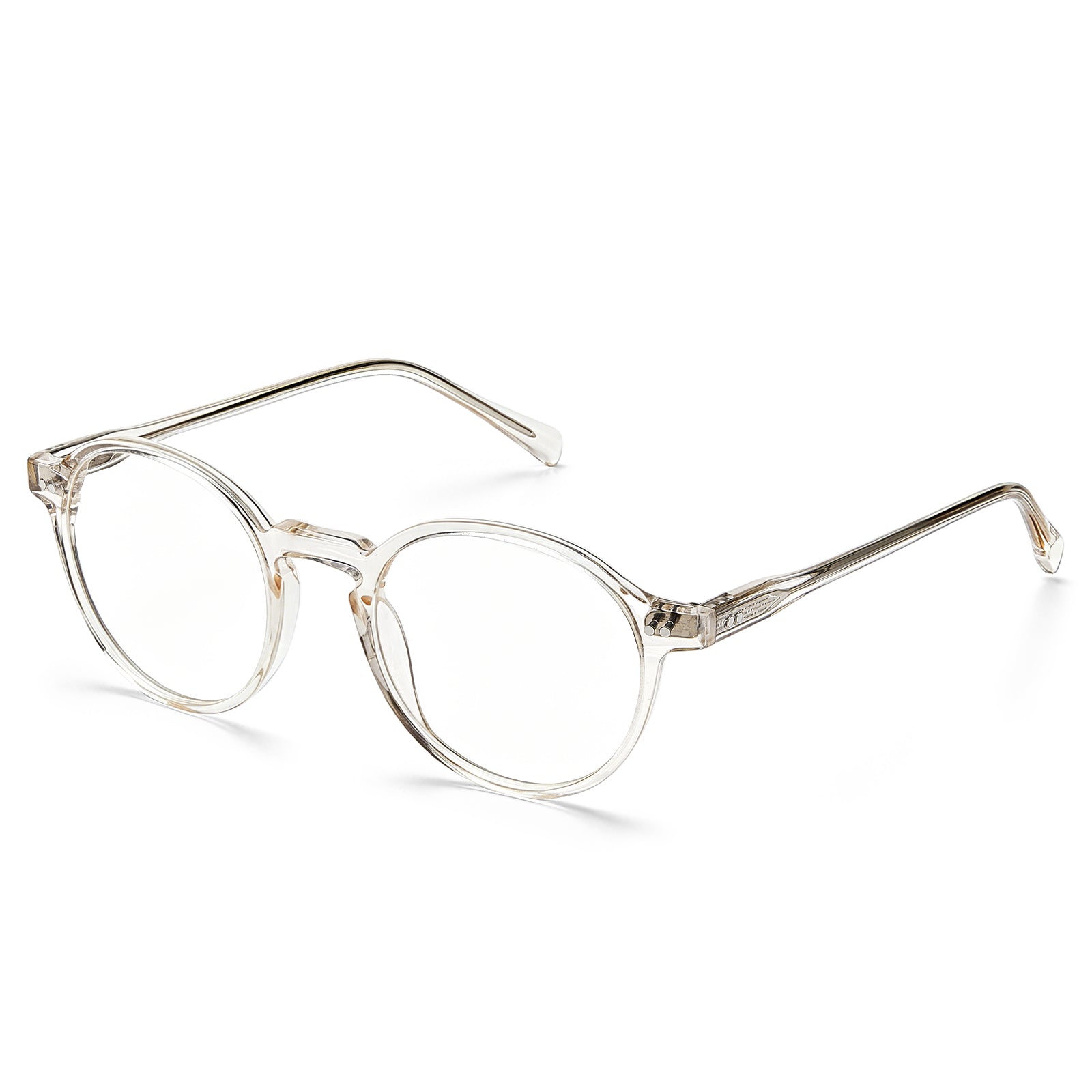 IGIOO Finco FC03 – Crystal Clear Acetate Eyeglasses Italian-Inspired angle