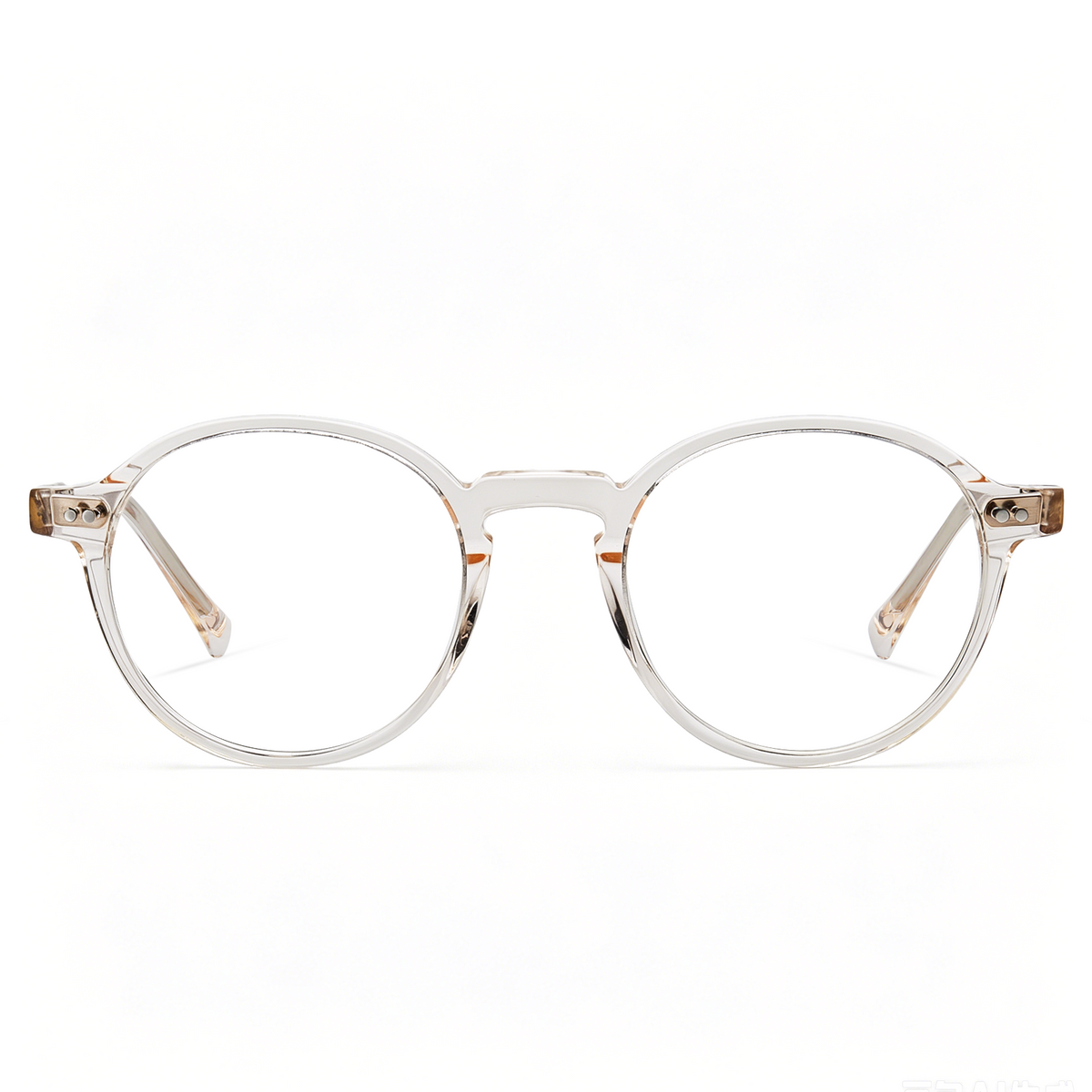 IGIOO Finco FC03 – Crystal Clear Acetate Eyeglasses Italian-Inspired front Design