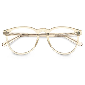 Italian acetate frame detail - handmade luxury eyeglasses Orlanda flod