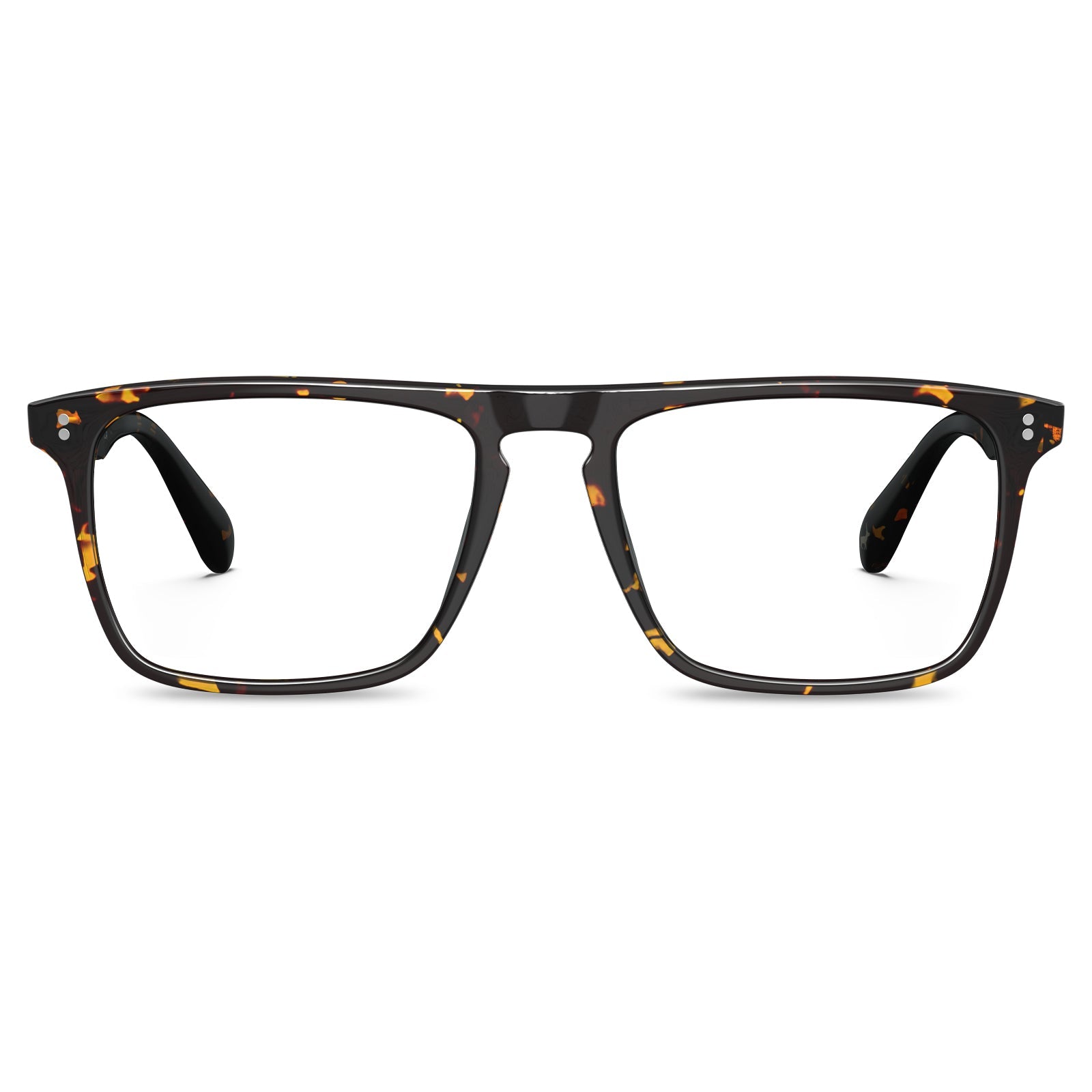 john-tortoise-classic-acetate-frame-eyeglasses-front