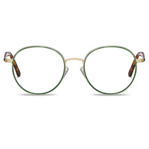 lightweight-round-green-metal-eyeglasses-tortoiseshell-temples-front