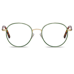 lightweight-round-green-metal-eyeglasses-tortoiseshell-temples-front