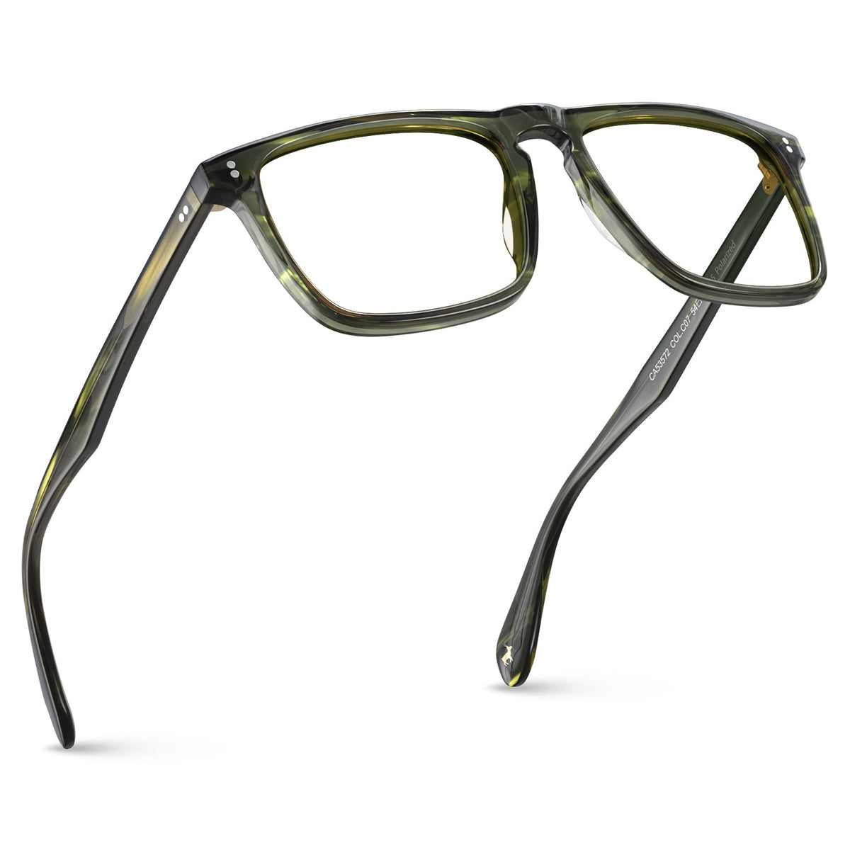 men-new-classic-acetate-frame-green-and-black-eyeglasses-fly