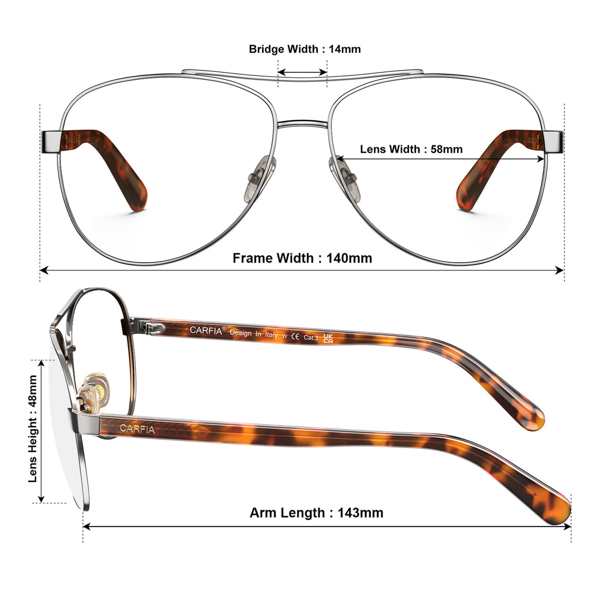 Brown Poptart Eyeglasses