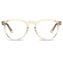 Orlanda CA2307FL05 transparent gold Italian acetate eyeglasses front view
