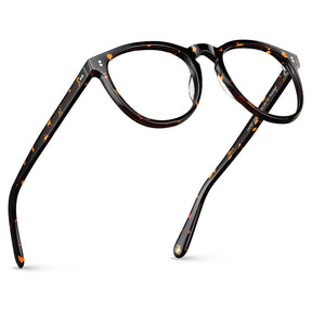 Premium tortoise acetate eyewear detail - handcrafted Italian frame close-up