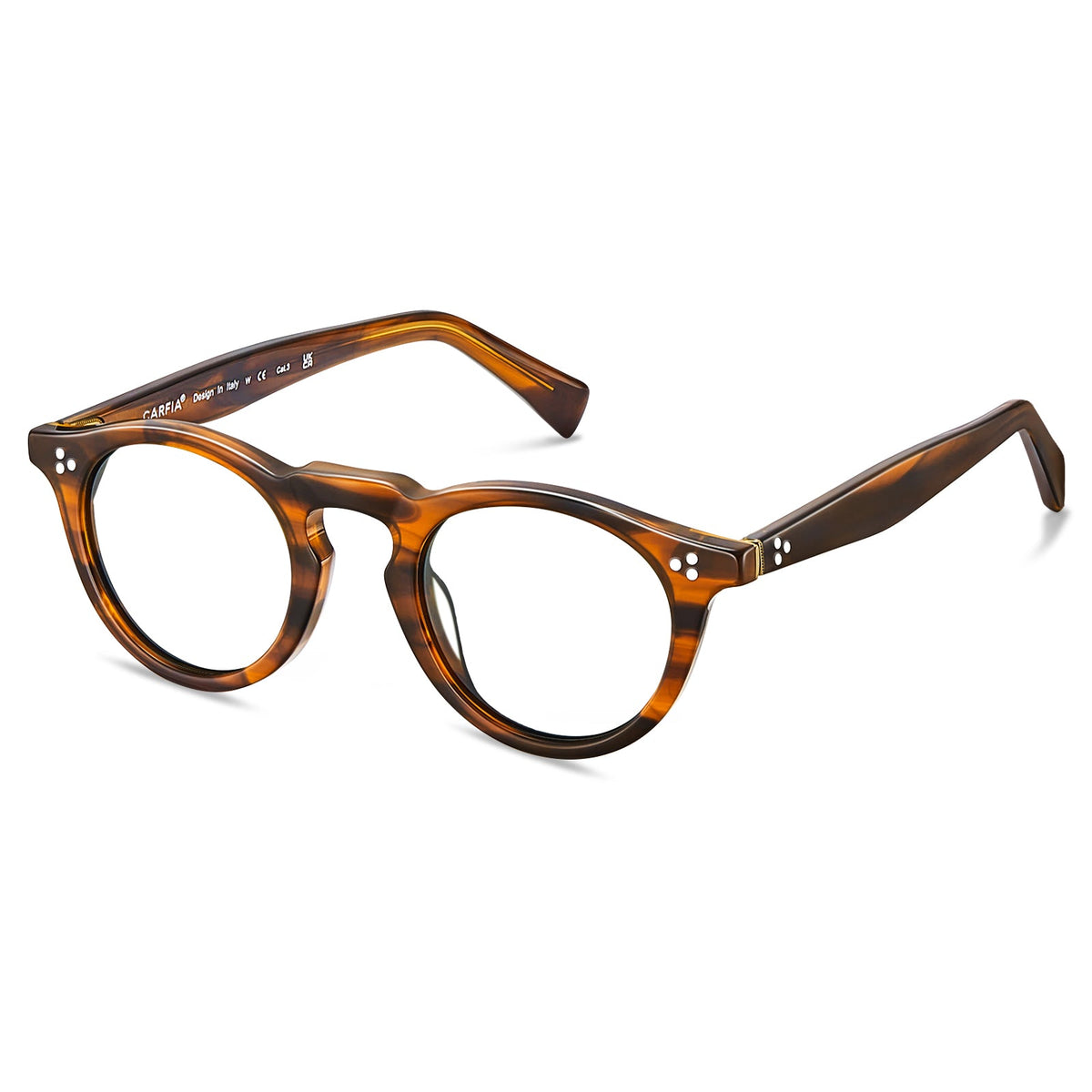 round-eyeglasses-tortoiseshell-frames-acetate-eyewear-vintage-optical-frames-Italian design-prescription glasses-angle