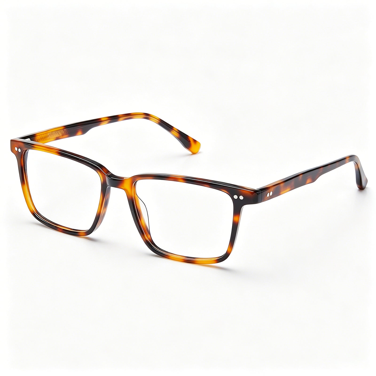 Timeless Tortoiseshell IGIOO Martia Square Eyeglassesangle