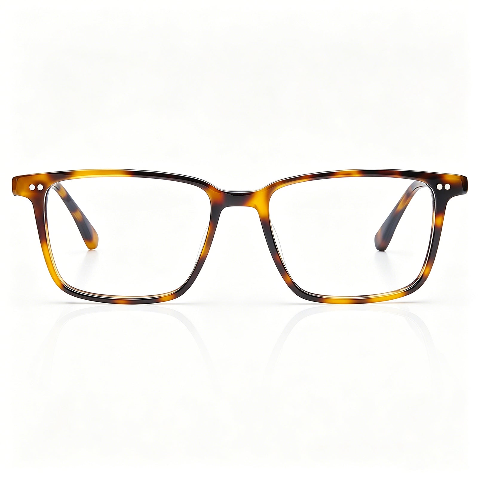 Timeless Tortoiseshell IGIOO Martia Square Eyeglasses front
