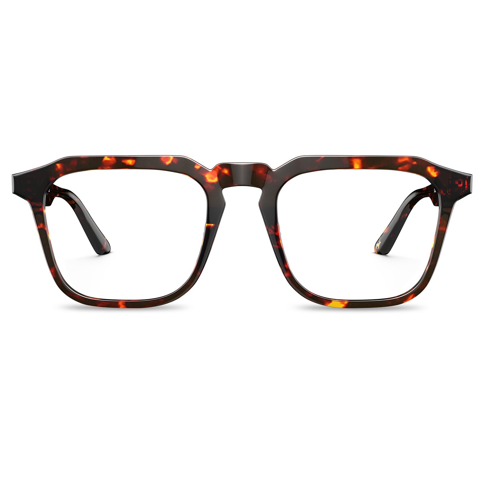 tortoiseshell-orange-square-eyeglasses-front-view
