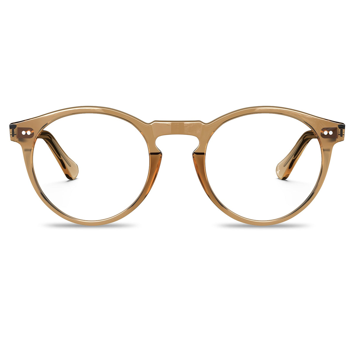 translucent-brown-frame-eyeglasses-acetate-eye-glasses-front