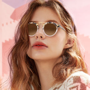 IGIOO AvonPark-C24-RX Tortoise Acetate Heart Polarized Eyeglasses for Women, Side View