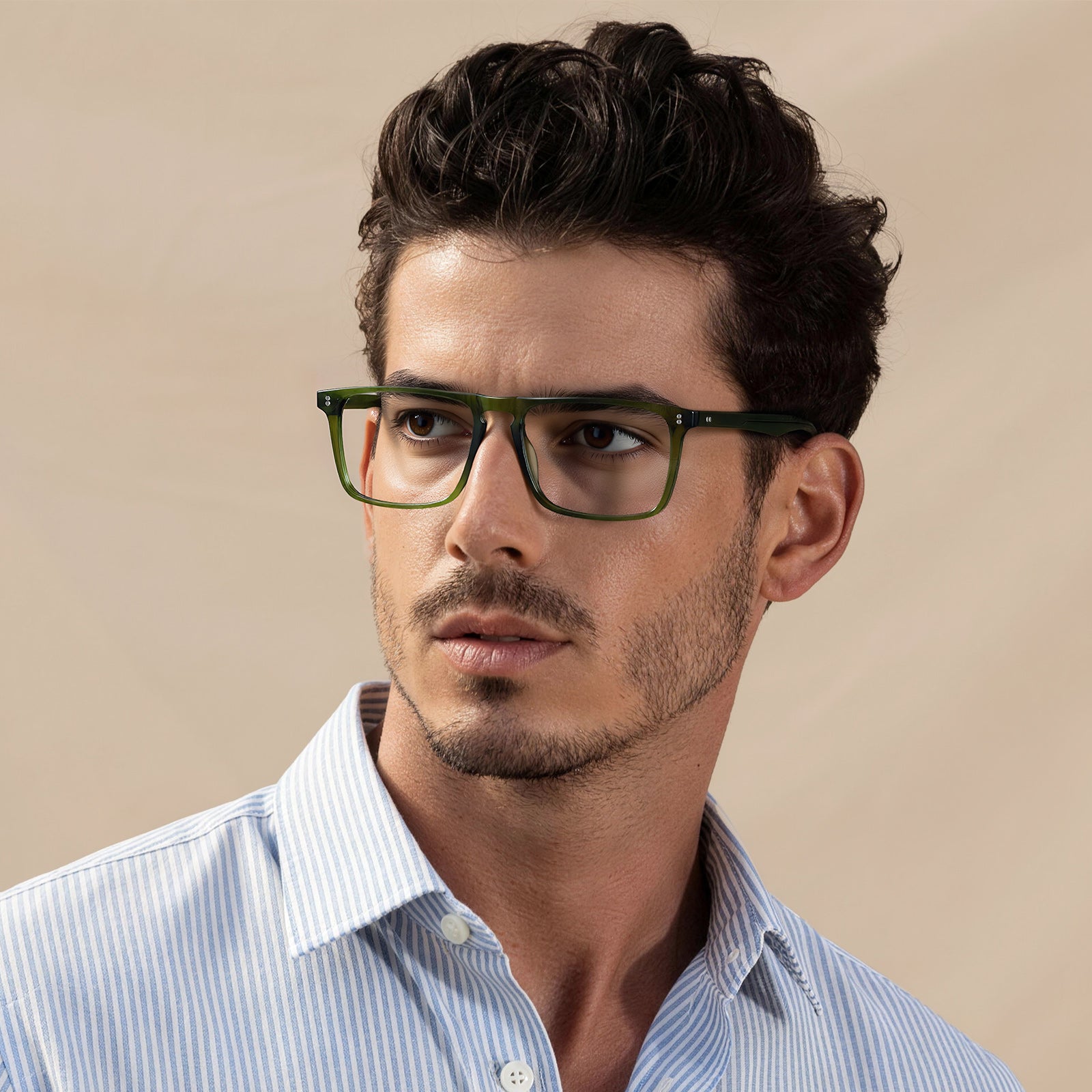 two-silver-rivets-green-full-rim-acetate-eyegalsses-men-eyewear