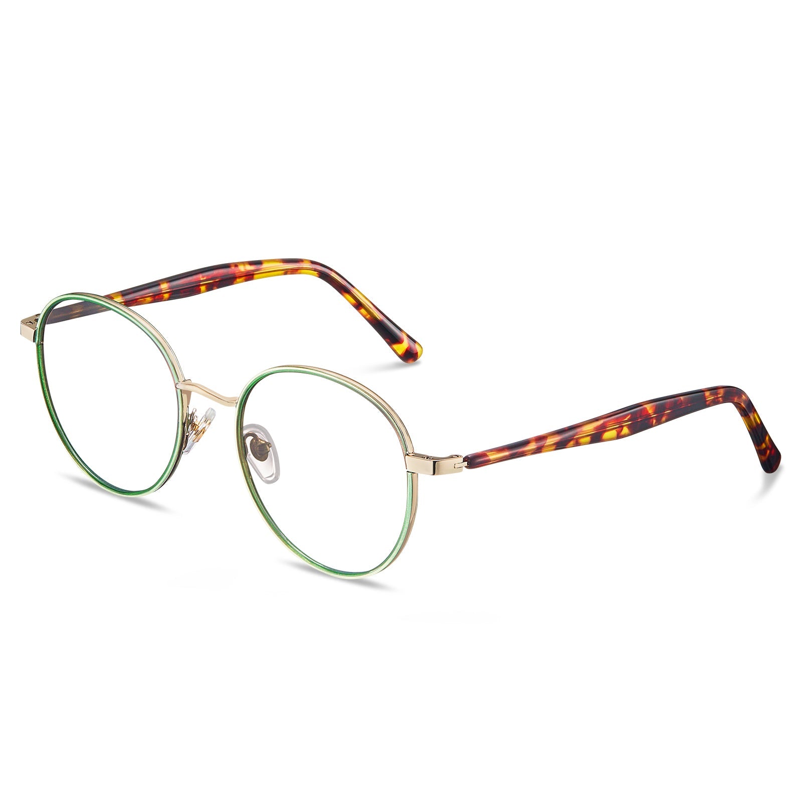 vintage-round-prescription-glasses-green-frame-unisex-angle
