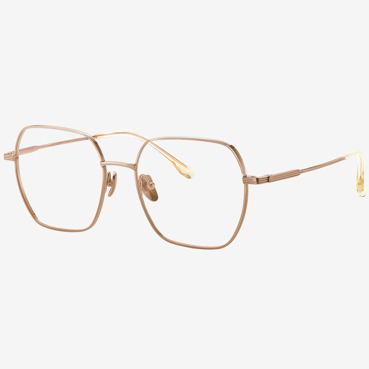 Cipher geometric titanium eyeglasses, view 2